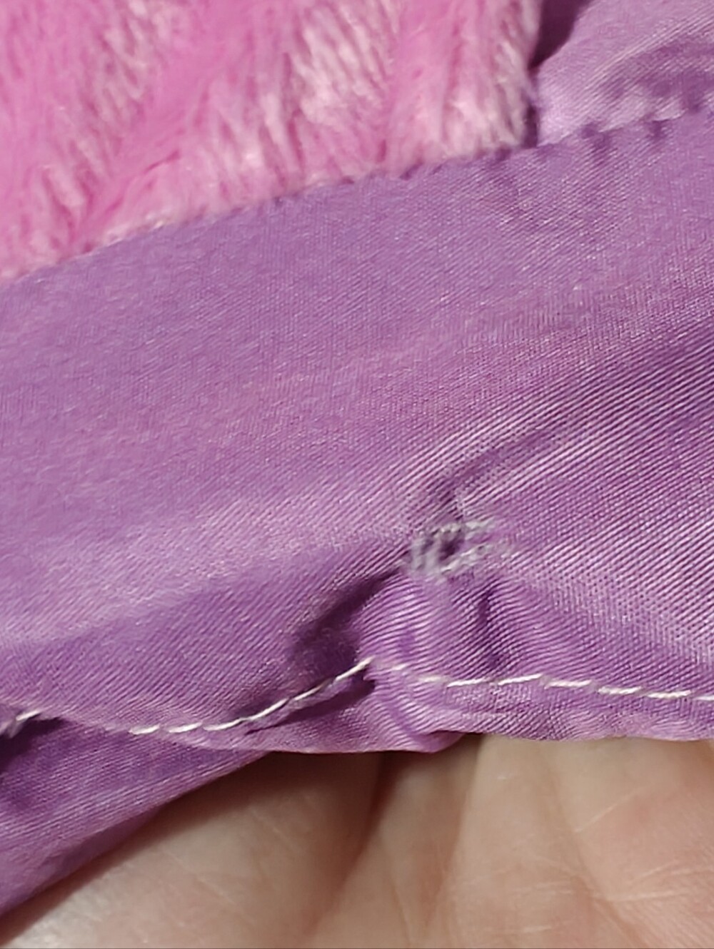 Y2K Juicy Couture Ombre Puffer Winter Coat Girl's Large 14 Pink Purple Preppy - Picture 9 of 9